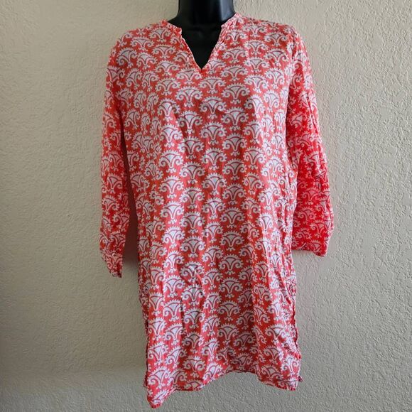 Roberta Roller Rabbit Geometric Cover-Up Tunic - Picture 1 of 7